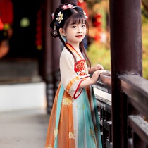 Girls Hanfu dress summer dress 2021 new autumn skirt summer little girl summer children princess dress autumn dress