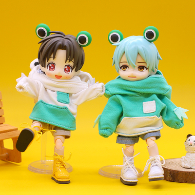 taobao agent [Clearance] OB11 baby frog sweater jacket, a three -wear fashion trend with hat GSC body ymy