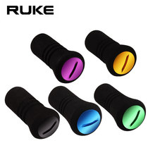 RUKE Luya fishreel modified DIY shake handle EVA cylindrical color water drip wheel spinning wheel lightweight grip pill