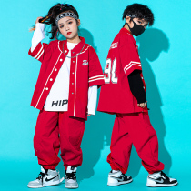 Street dance Costume Hip-hop Children Loose to serve boy choral suit Boomer Boy Racks Up 61 Performance Costume