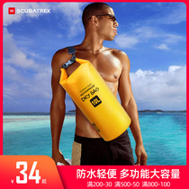 SCUBATREK DIVING CONTAINING Waterproof Bag Floating Bag Double Shoulder Beach Seaside Swimming Rafting Bag for men and women