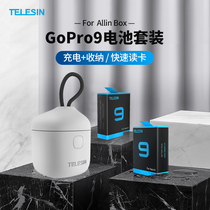 TELESIN gopro9 Battery Charger gopro Battery 9 8 7 6 5 Action Camera Accessories gopro8 Battery gopro9 Battery Charger