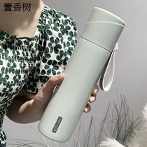 Thermos Cup female student water cup large capacity simple creative personality trend fresh Moren series ins feng shui bottle Cup