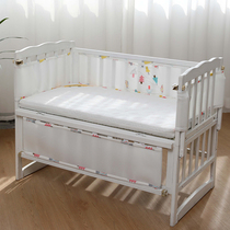 Crib bed around baby Four Seasons anti-collision breathable mesh anti-card foot soft bag bed cloth kit can be customized