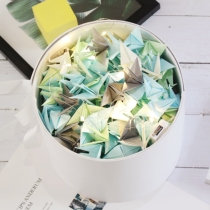 Handmade paper crane flash drill origami finished material package gift box creative heart tanabata birthday gift to male girlfriend