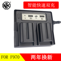 Sony NP-F970 charger for Sony FM50 FM500H F550 F750 F960 battery double charge