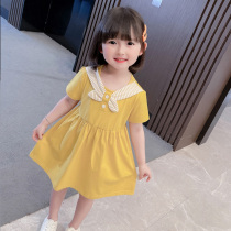 Girls princess dress summer 2021 new thin childrens childrens net red foreign style female baby summer dress skirt