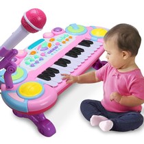 Children piano Baby children baby play toys 0-1 A 2-3 years old Music with microphone can sing 