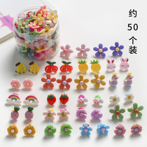 2021 new style childrens mini hair hair hair small grab clip headdress clip girl hair clip girl cute head flower