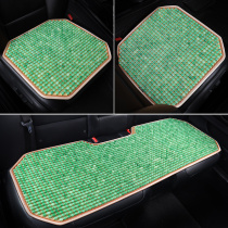 Resin jade waist cushion breathable backrest cushion Office chair cushion monolithic beads car cushion beads summer car cool pad non-slip