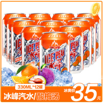 Xian Bingfeng soda beverage Shaanxi specialty 12 cans of sour plum soup Beer 24 cans of frozen sugar-free