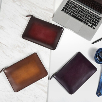 Handbags Male genuine leather Business Handbags Handbags Handbags Handbags Handbags Handbags Handbags Handmade colours Inlenes envelope wallet wallet