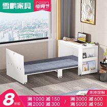Multifunctional desk Folding invisible lunch break bed One-piece combination Single bay window corner desk Small apartment 6L5