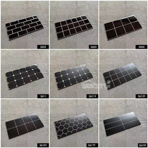 Nordic black grid brick toilet kitchen bathroom wall brick bright matte tile subway bread brick 300x600