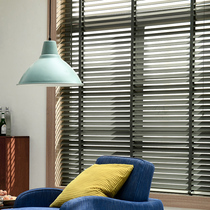 Solid Wood Louver Curtain office customized electric study living room bedroom shading lifting roller blinds custom Venetian blinds