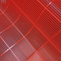 PVC Non-slip Ground Cushion Hollowed-out Waterproof Washroom Swimming Pool Service Area Carpet Wear-resistant honeycomb-shaped cushion mesh hexagonal