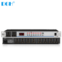 DGH Professional 8-way power sequencer 10-way controller socket sequence manager independent control with filtering