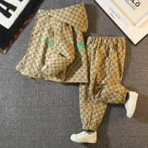 Boy suit Yangqi Spring and autumn style 2022 new childrens clothes handsome qi clothes small baby spring clothing trendy fried street tide