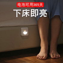Human body sensor light led battery smart automatic toilet toilet up night bedside night light