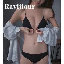 Japan Ravijiour ins front buckle beauty back underwear without steel rings gathered on the support of small chest thin bra