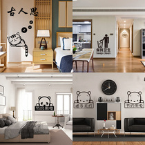 Cute bear saves electricity switch stickers children's room living room bedroom wall stickers switch stickers home stickers