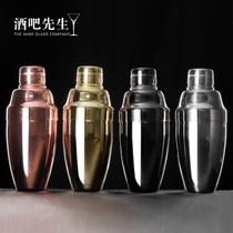 Mr. Bar Japanese wine bottle three-stage padded stainless steel shaker shaker shaker