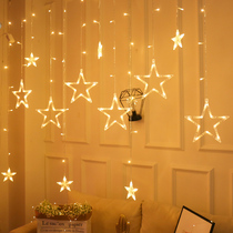 Star Lights Small Colored Lights Flashing Lights String Lights Full Of Stars Room Bedroom Curtains Birthday Arrangement Scenes Decoration Ambiance Lights