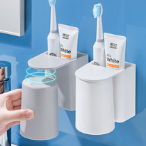 Toothbrush shelve Wall-mounted Toothbrush Cup Dental Cylinder Suit Toilet Free of perforated toothbrushing cup Mouthwatering Cup Toothbrush Holder