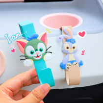 Pentarhomb Macro Light Mini Retrofit Accessories Accessories Car Hooks Mini Interior Arrangement Cartoon On-board Cute Hook