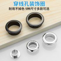 Computer Desk Table Desktop Threading Cover Plate Closure Lid Round Hole Decorative Cover Desk Desk Wire Hole Cover Threading Hole
