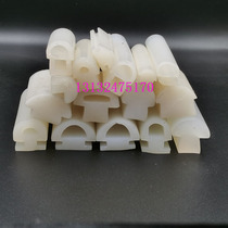 Mushroom head silicone strip high temperature resistant T-type card slot silicone rubber strip D-type silicone compact strip oven oven sealing strip