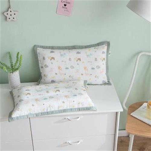 Cloth sweat-absorbing cartoon single person children pillowcase cotton yarn small baby latex 3555 47x67 4060 pure