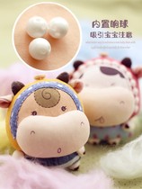 Pregnant baby supplies simple head Bell diy pregnant woman handmade fabric doll music rotating toy doll