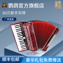  Parrot brand YW-870 accordion 37 keys 80 bass adult exam beginner playing beginner instrument