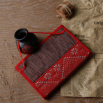 Milo Jia handmade brocade pattern A6 notebook art retro travel handmade notepad National style Mini Portable