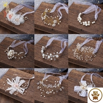 Wrist Flower Bridesmaid Korean hipster Super Xiansen Simple Bride Sisters Marriage Hand Flower Hand Ring Wedding