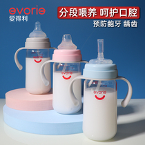 Edley straw bottle duckbill Cup over 6 months 1-2-3 years old baby anti-flatulence baby drink water Children