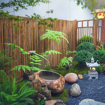 Anti-Corrosive Bamboo Fence Garden Fence Decoration Bamboo Wall Patio Partition Wall Outdoor Railing Wall Purple Bamboo Fence