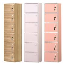 Thickened Plank Hairdressers Customer Deposit cupboard Wooden With Lock Cabinet Lockers Beauty Shop Deposit Cabinet storage cabinets