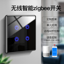 Tmall Genie Xiaomi voice control touch Smart Switch Control Panel zigbee mobile phone remote home