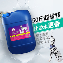 50 Jin bucket of dog cat pet shower gel shampoo sterilization deodorant and anti-itching bath liquid bath special supplies