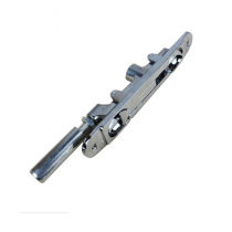 Anti-theft door old door latch stainless steel aluminum alloy door round head concealed bolt 6 inch zinc alloy Bolt feed screw