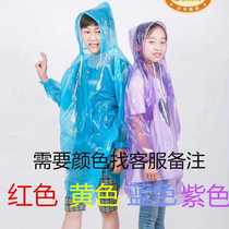 One-time protection for children adult protection waterproof girl kindergarten poncho travel thickened raincoat primary school students