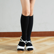 Gruiya female children adult Latin dance thin socks Latin modern dance training training practice socks set
