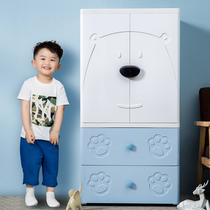 Baby wardrobe drawer type cartoon large thick thick plastic childrens lockers baby wardrobe storage cabinet