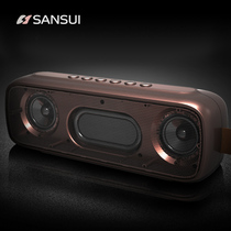 Landscape dual speaker wireless Bluetooth audio Small steel gun bass high volume Home 3d surround high quality portable computer mobile phone car radio New outdoor mini audio