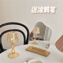 Nordic ins simple irregular wall-mounted dressing mirror Net red photo special-shaped mirror makeup mirror creative fitting mirror