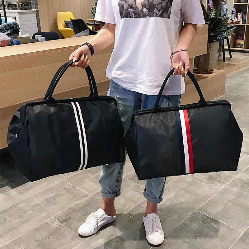 Large capacity portable travel bag, female luggage bag, Korean version, short distance travel bag, lightweight travel bag, male fitness bag