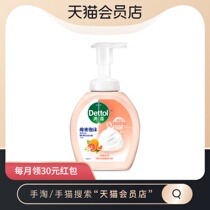 Dettol Foam Antibacterial Hand Sanitizer Grapefruit Flavor 250ml mousse foam rich and easy to rinse