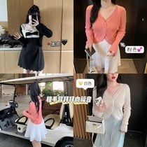 Don not Lingling Bling micro-fat mm knit cardio-hoodie jacket woman spring summer new loose big code thin sunscreen cardiovert